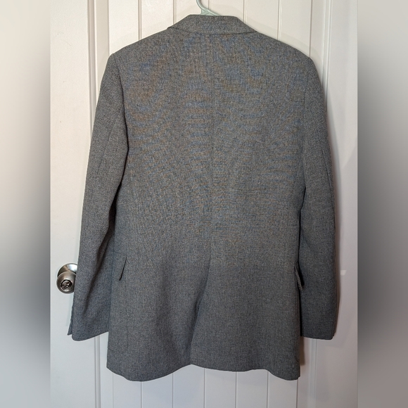 Vintage Levi Action Suit Blazer Men's 36R Gray - Picture 2 of 7